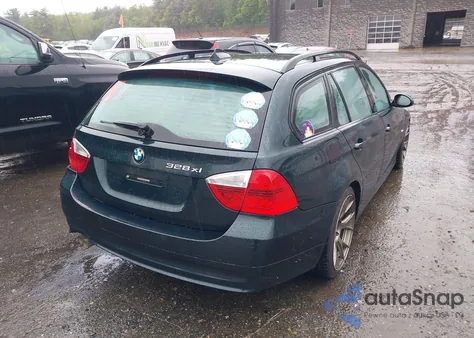 2007 BMW 328Xi из США, поврежденный, VIN WBAVT73557FZ36066
